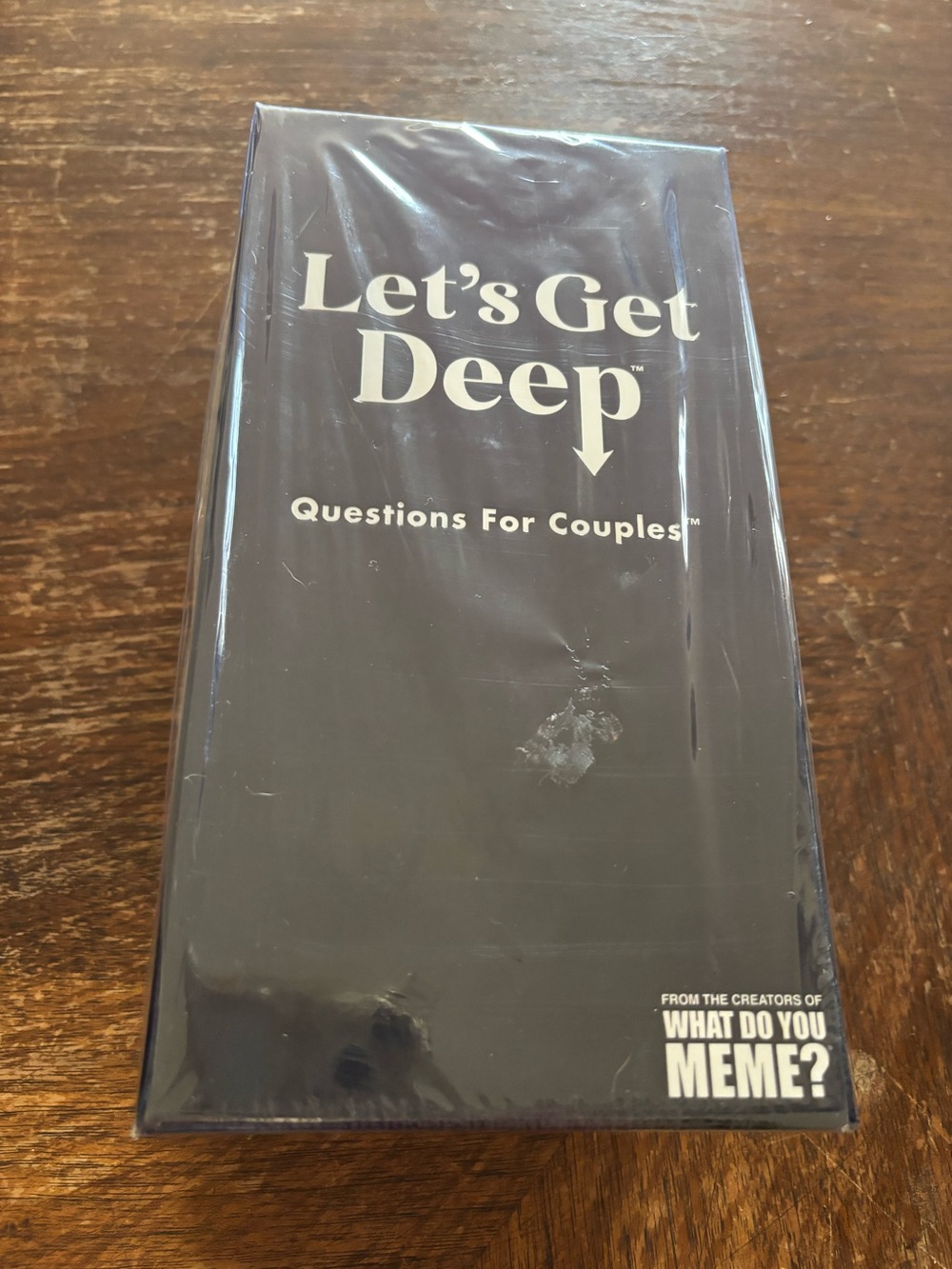 Let's Get Deep - Questions for Couples (Black)
